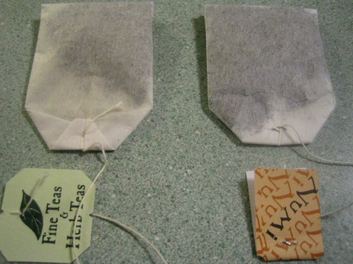 tea bags, sustainable design